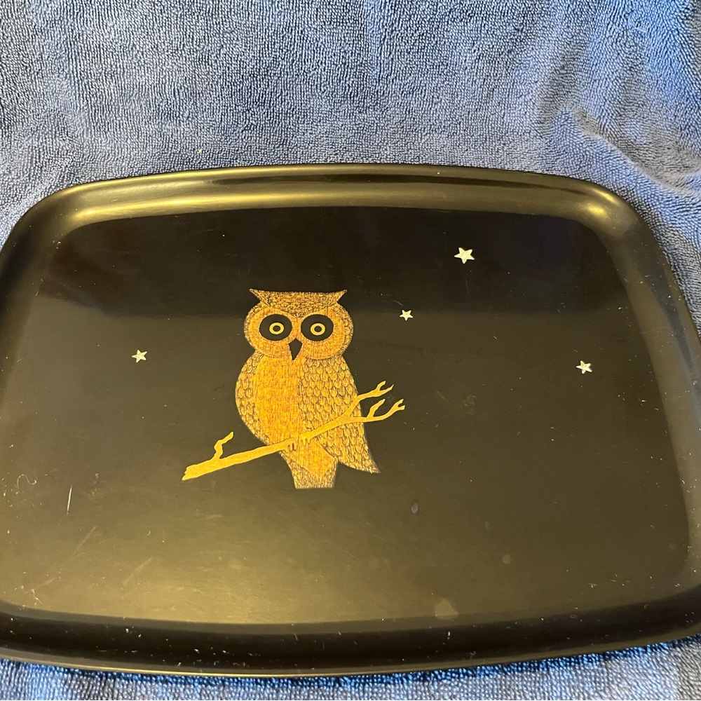 MCM 1960’s Owl Decorative Tray